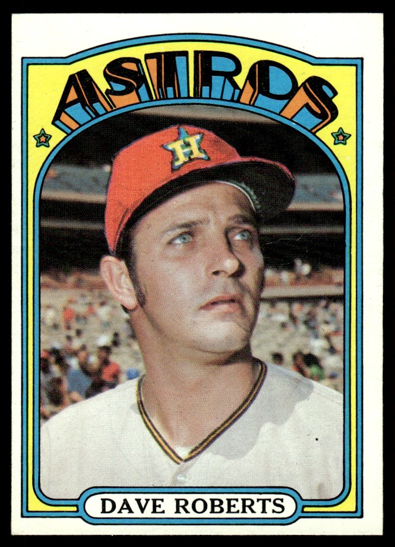 1972 Topps Baseball Card Dave Roberts Houston Astros #360 EX-MT+