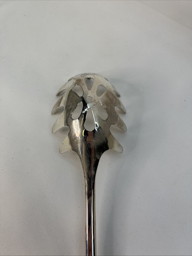 Vintage Silverplate Pasta Serving Spoon 11” - Picture 10 of 16