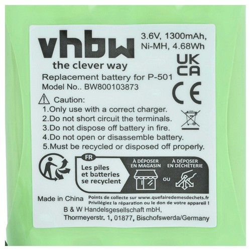 Bateria do Cobra CP2055A CP2058A CP310 CP310S 213021-N-001 CP1155 1300mAh 3,6V - Zdjęcie 5 z 9