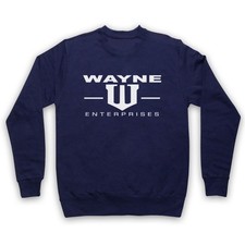 Image of BATMAN BRUCE WAYNE ENTERPRISES COMIC LOGO ADULTS UNISEX SWEATSHIRT