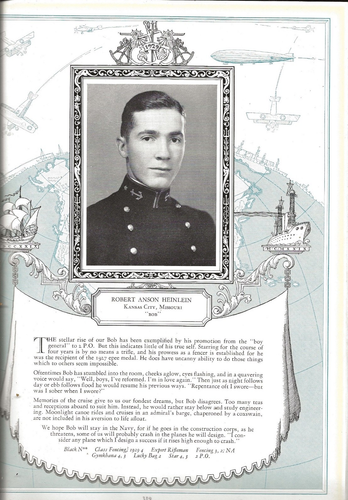 1929 LUCKY BAG, U.S. Naval Academy Yearbook (Robert Heinlein grad; NC Wyeth art - Picture 5 of 9
