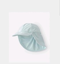 Carter's Baby Boy Girl Sun Swim Hat Blue Preowned Size 0-12 Months