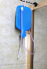 Enema Bag Kit w/ 5ft Hose Coffee Enemas at Home Water Shower Douche Colon Detox