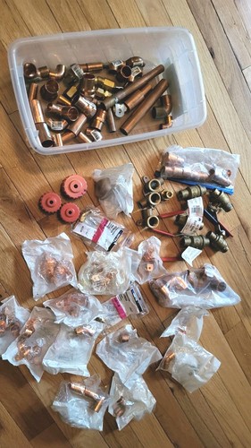 NOS Lot of Copper Sweat Plumbing Fittings  1/2" & 3/4" Mixed Lot Over 7 lbs