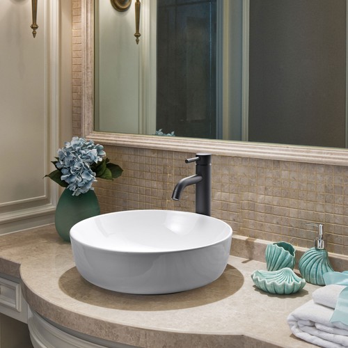 Aquaterior Vessel Sink Faucet Stainless Steel Single Handle Bathroom Basin Tap - Picture 12 of 12