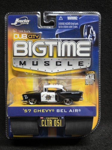 Jada Toys 1/64 Dub City Bigtime Muscle '57 Chevy Bel Air Highway Patrol