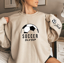 Personalized Soccer Mom Sweatshirt, Soccer Mama Hoodie, Gift For Her,Gift For Mo