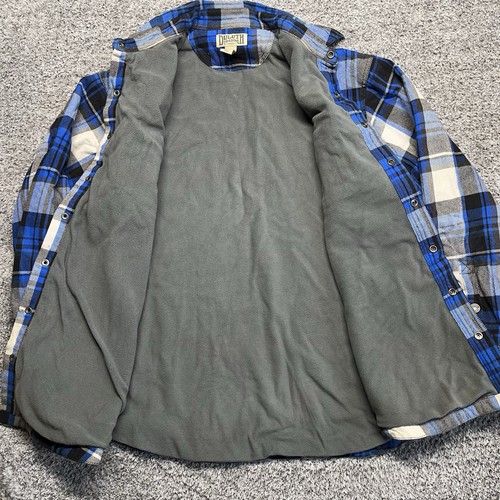 Duluth Trading Flapjack Forrado de Vellón Camisa Relajada Chaqueta Cazadora XL Alto A Presión - Imagen 2 de 13