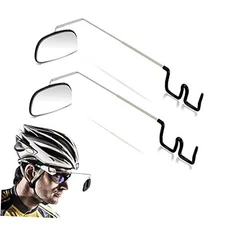pcs Bike Eyeglass Mirror, 360 Degree Adjustable Bicycle Cycling Rear View 2