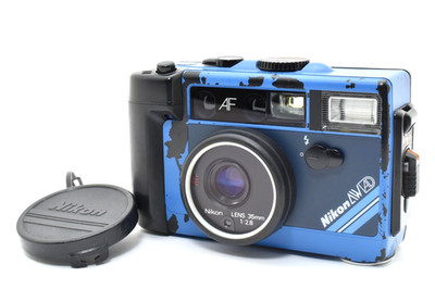 tested【ALMOST NEAR MINT】Nikon L35 AW AD Blue Water Proof Film Camera from japan