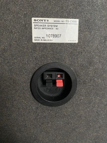 Sistema estéreo Sony LBT-ZX66i - izquierdo/derecho - altavoz único probado y funciona - Imagen 7 de 7