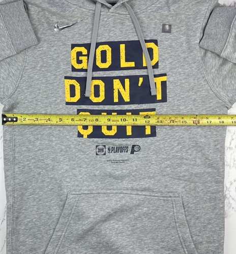 Nike Indiana Pacers 2019 Playoff Hoodie Sweatshirt Mens Small NBA - Bild 2 von 5