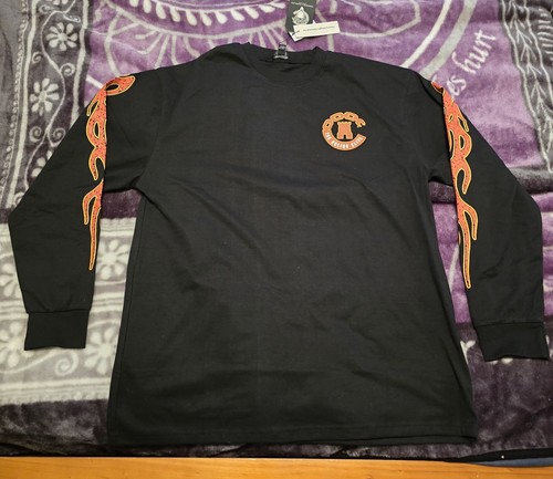 Crooks & Castles "Los Bandidos" size XL Heavyweight Relaxed Long Sleeve T-shirt - Picture 4 of 8