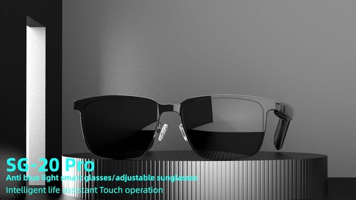 Gafas de sol/gafas de sol inteligentes Bluetooth con lentes dobles llamadas música auricular - Vídeo 1 de 1