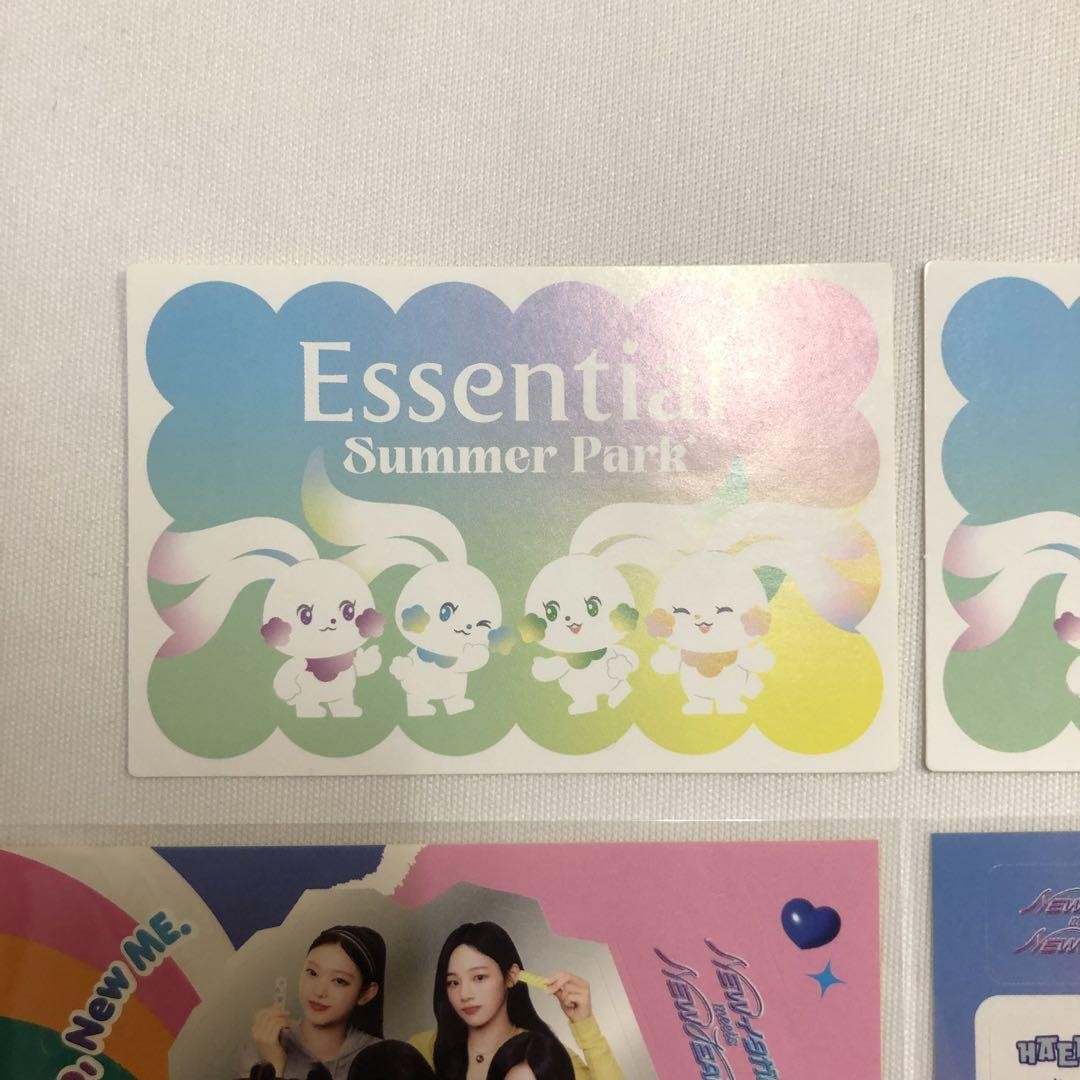 NewJeans NJZ Sticker Set 4pcs Essential Special Design No