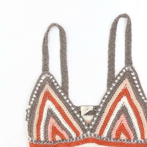 Urban Outfitters Damen Tanktop Mehrfarbig XS Häkel Boho Festival - Bild 8 von 12
