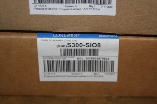 Johnson Controls S300-IO8 / S300IO8 Module Expansion Alarms Relay -New-Open Box - Picture 4 of 8