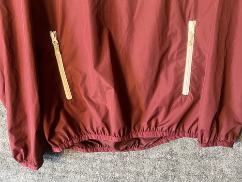 Penfield Blocked Pullover Anorak Jacket Windbreaker Size L Street Wear Maroon - Picture 11 of 22