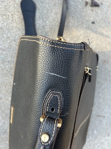 RARO Maletín Brooks Brothers de Colección Bolso para Laptop con Correa y Llave - Pequeño Frotamiento - Imagen 4 de 5