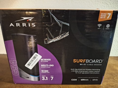 Arris G54 SURFboard® DOCSIS® 3.1 Gigabit Modem & Wi-Fi® 7 Router - Picture 9 of 12