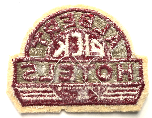 VTG Albert Pick Hotel Motel patch 2.75" older felt - Picture 2 of 2