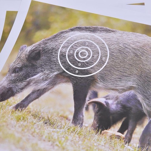 17" Bogenschießen Zielscheibe Papier Compoundbogen Schießscheiben Wildschwein Zielpapier - Bild 2 von 6