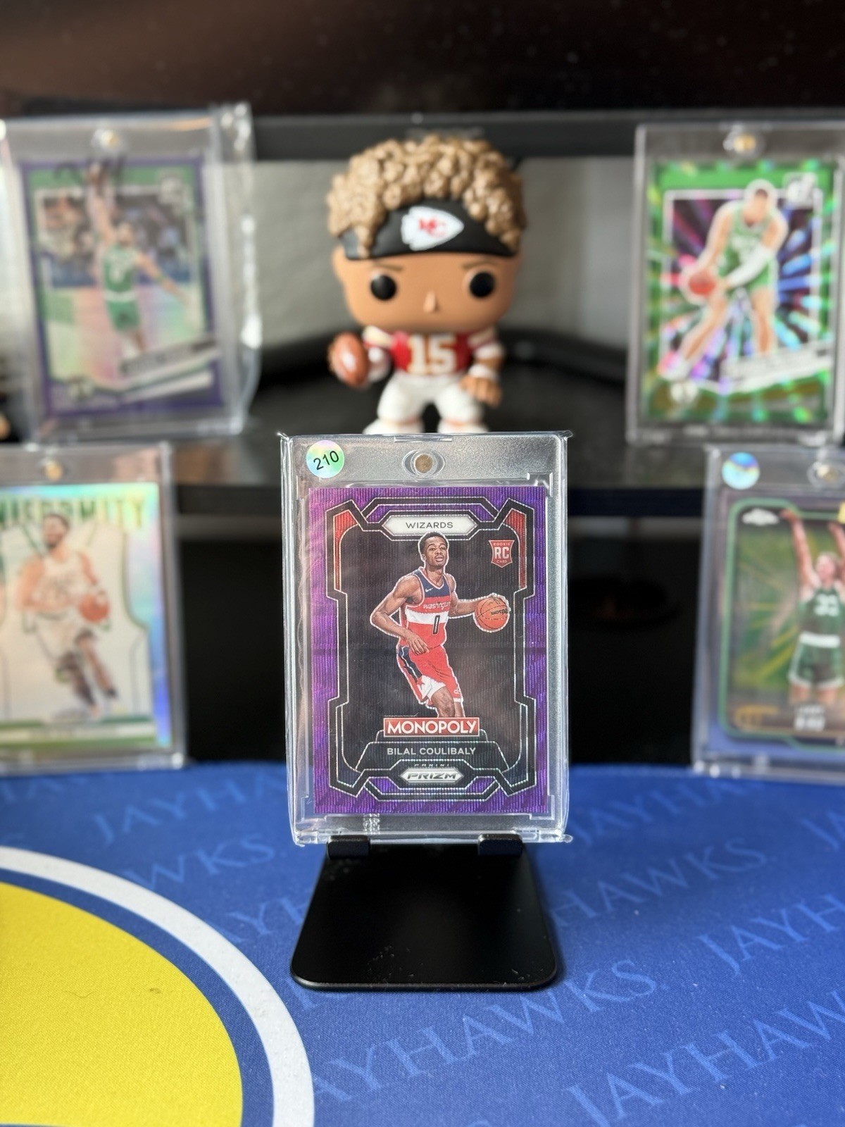 2023-24 Panini Prizm Monopoly - Bilal Coulibaly #90 Purple Wave Prizm (RC)