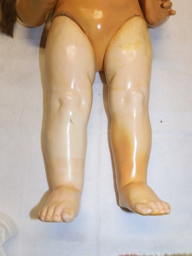 Alte Porzellankopf-Puppe Weiss, Kühnert & Co.Waltershausen, um 1925, Höhe: 56 cm - Bild 18 von 23