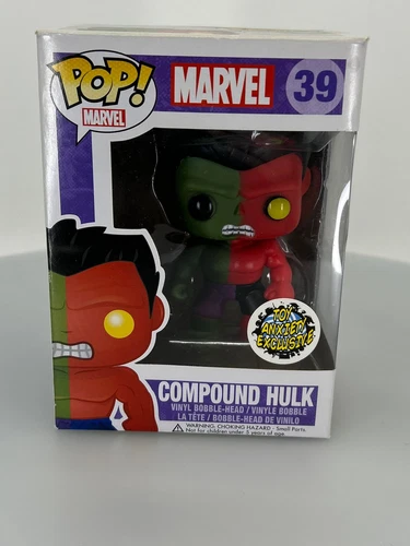 Funko POP! Figura Vinilo Marvel Hulk Compuesto #39 CAJA DAÑADA VER FOTOS