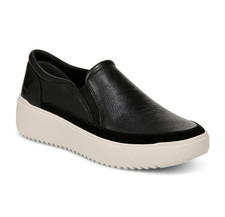 SPECIAL OFFER  VIONIC Kearny Platform Slip On Sneaker, Black Leather