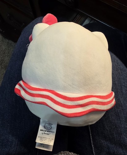 Squishmallow 8" Hello Kitty Summer Sunglasses Striped Dress PLUSH - Picture 3 of 8