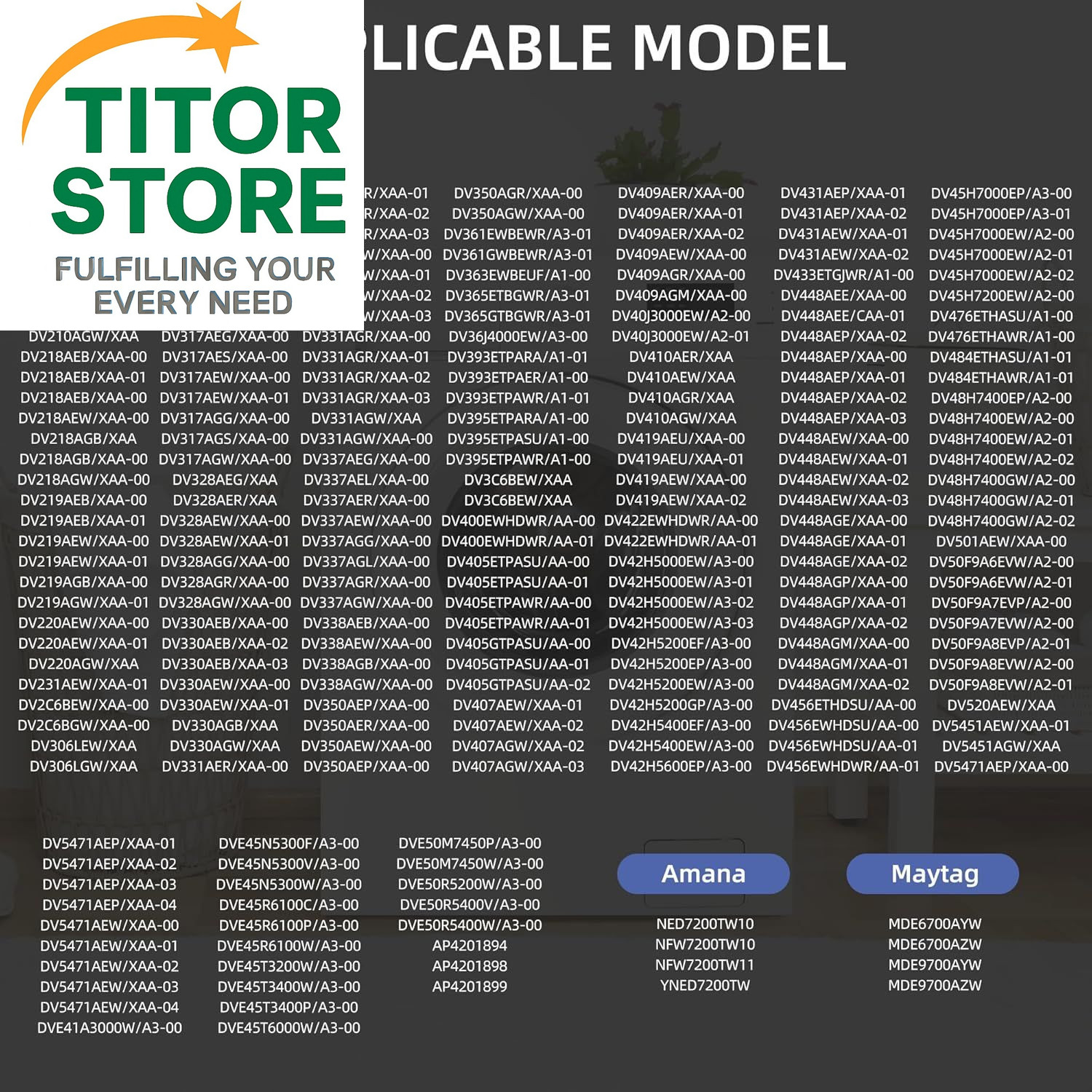 【Upgraded】DC47-00019A Dryer Heating Element for Samsung DV45H7000EW/A2... 