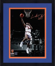 Framed Charles Oakley New York Knicks Signed 11