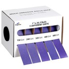 5 Grits Emery Cloth Roll 150 240 320 400 600 Grits Abrasive Sand Paper for Me...