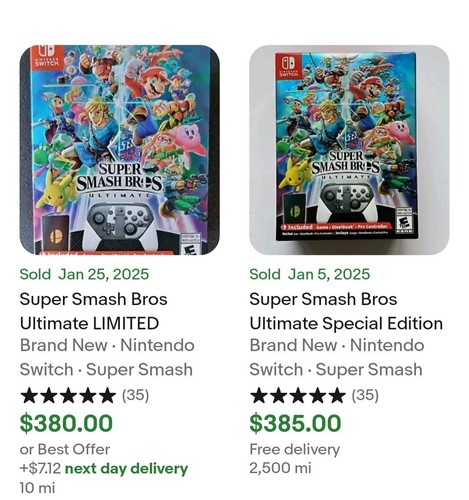 Super Smash Bros Ultimate LIMITED Special Edition BUNDLE New Unopened Sealed  - Picture 3 of 10