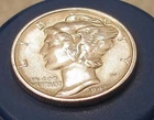 New Listing1943 D Uncirculated Dime 90% Silver Lightly Toned # 416 ~ 6