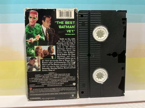 Batman Forever VHS 1995 Val Kilmer Jim Carrey - Picture 2 of 3