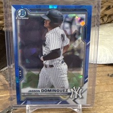 2021 Bowman Chrome - Jasson Dominguez - Blue Sapphire #BCP-13
