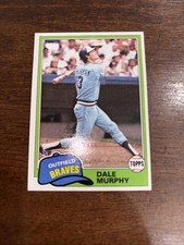 1981 Topps - Dale Murphy #504 Atlanta Braves A3