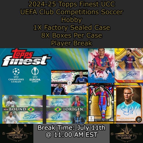 Khvicha Kvaratskhelia 2024-25 Topps Finest UCC Soccer Hobby 1X Case Break #17