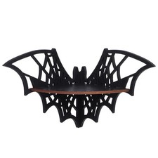 Armadio Galleggiante Scaffale Angolare in Legno Mensola da Parete per Parete