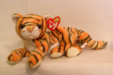 Ty Beanie Baby "INDIA" Tiger Original Stuffed Toy 2000 (All Tags)