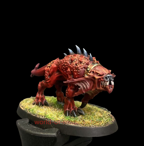 Flesh Hounds Khorne Skulltaker Age of Sigmar Presale Painted Army WHAOS model GW - Picture 6 of 12