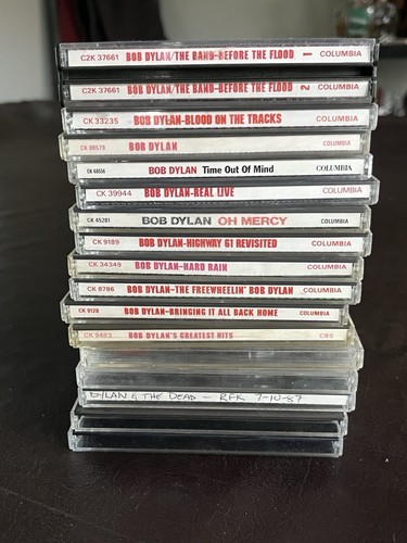 Bob Dylan album CD Lot 16 discs most Columbia some live good listening copies