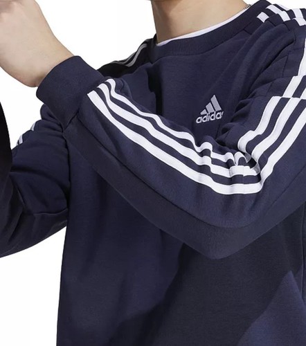 Adidas (Adicolor ) Men's Long Sleeve Crew Neck, 3-Stripes Sweatshirt Size M. - Picture 4 of 10