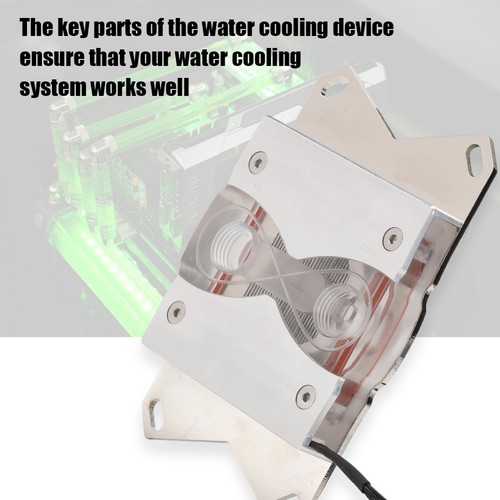 CPU Water Cooling Block For AM3 AM4 With Controller Support Brilliant Lightin FY - Afbeelding 4 van 9