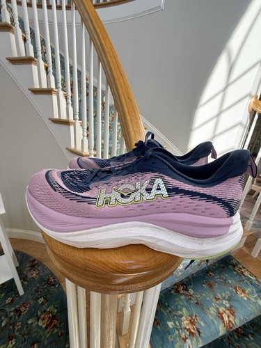 Hoka Skyflow Women's Size US 9.5 B Midnight Blue/Pink Twilight Running Shoes - Picture 6 of 12