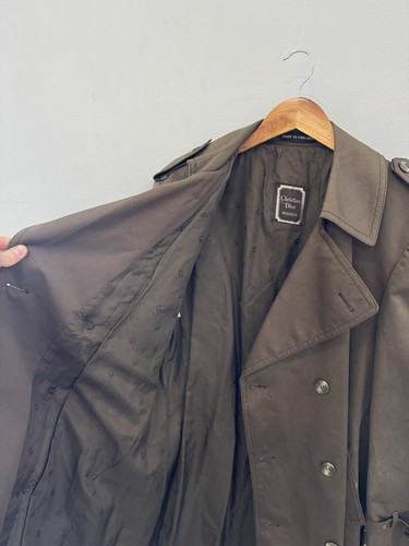 Vintage Christian Dior monsieur trench-coat wool lined - Picture 9 of 16