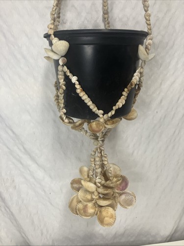 "Soporte para maceta conchas marinas colgantes de 35"" conchas de arca y caracoles marinos olla no incluida" - Imagen 18 de 18