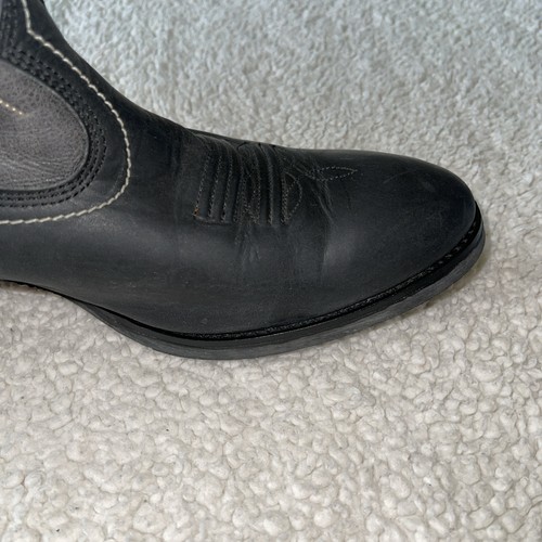 ARIAT Unbridled 10007965 Gray/Black Leather Western Cowboy Boot Women US11B - Picture 8 of 13